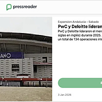 PwC y Deloitte lide�ran el mer�cado de �M&A� en 2025